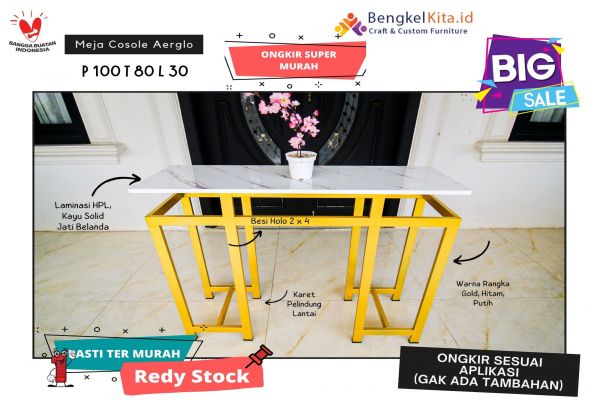Meja Console Minimalis Aerglo