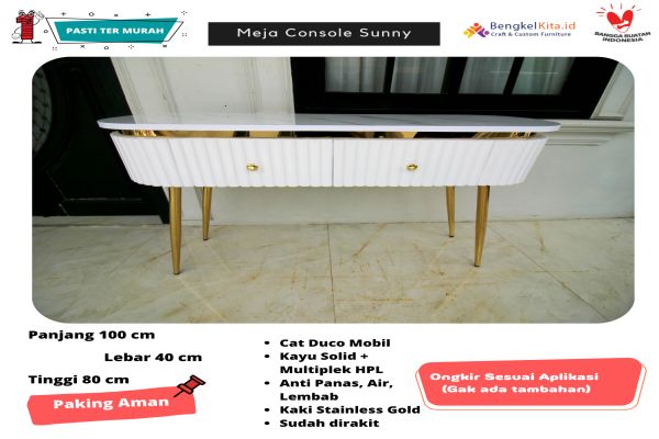 Meja Console dan Laci Minimalis Sunny